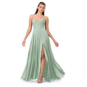 Azazie Skylar Agave Bridesmaid Dress